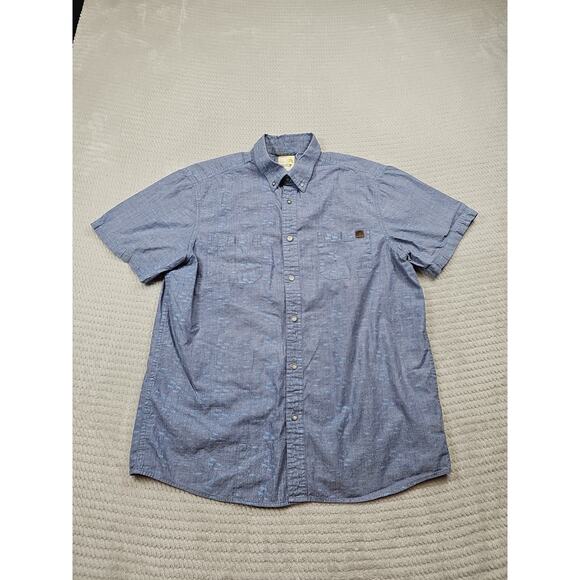 Solaris Outdoors Shirt Mens Large Short Sleeve Button Down - Picture 1 of 7